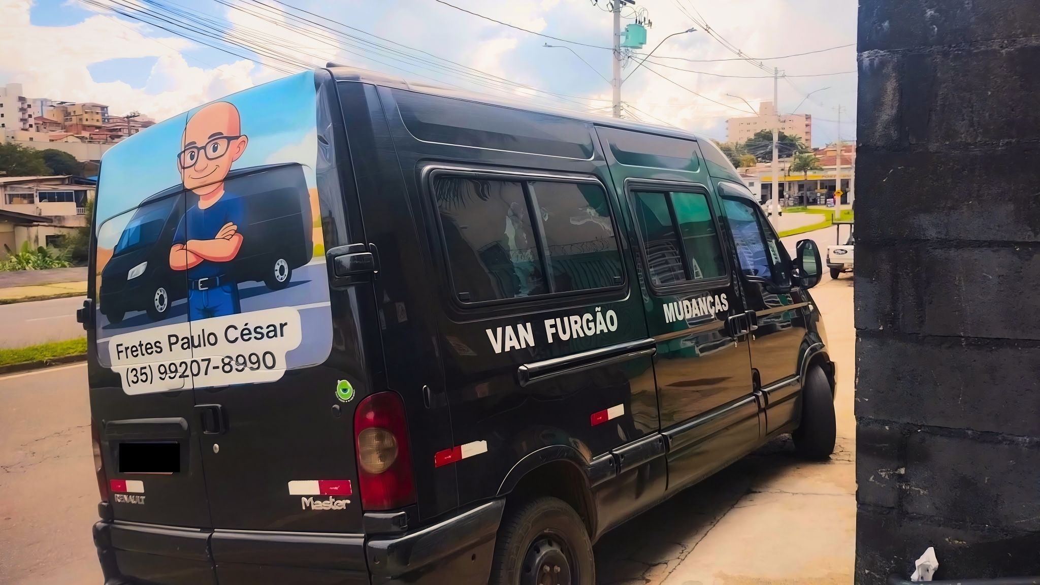 Preparação para um serviço de mudança ou frete